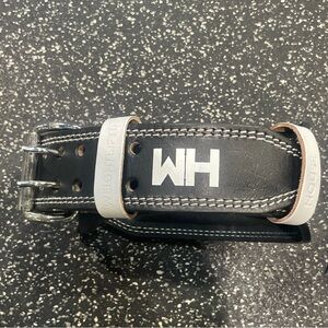 Weightlifting House Black and White Men's Belt